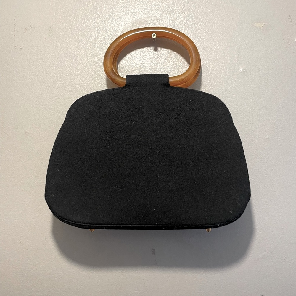VINTAGE black hand bag